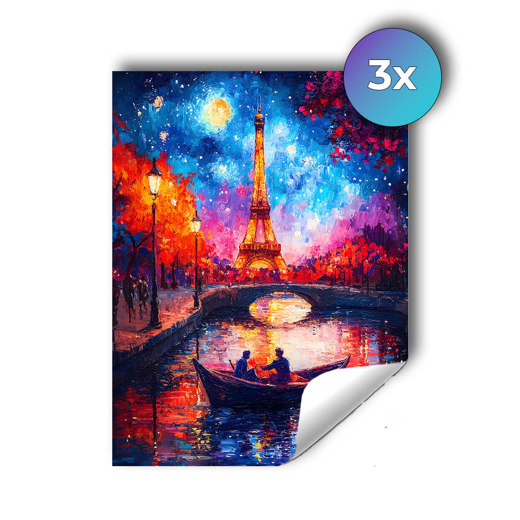 Sticker – Abend in Paris
