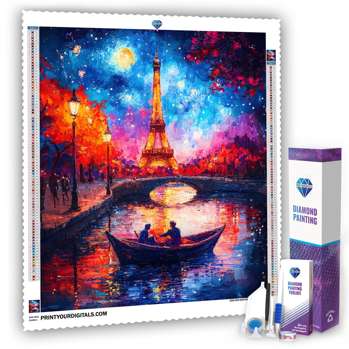 Diamond Painting – Abend in Paris
