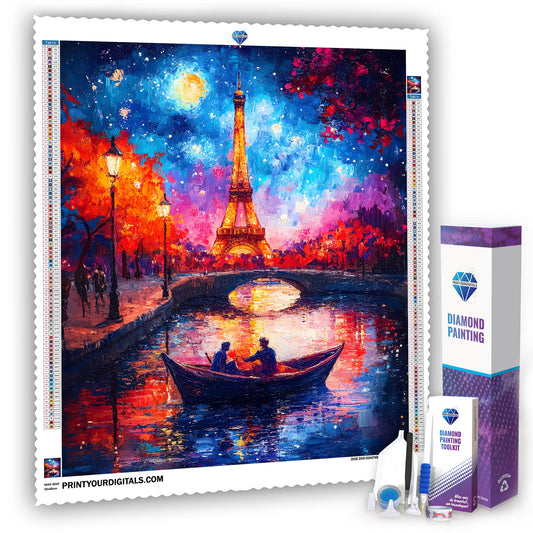 Diamond Painting – Abend in Paris