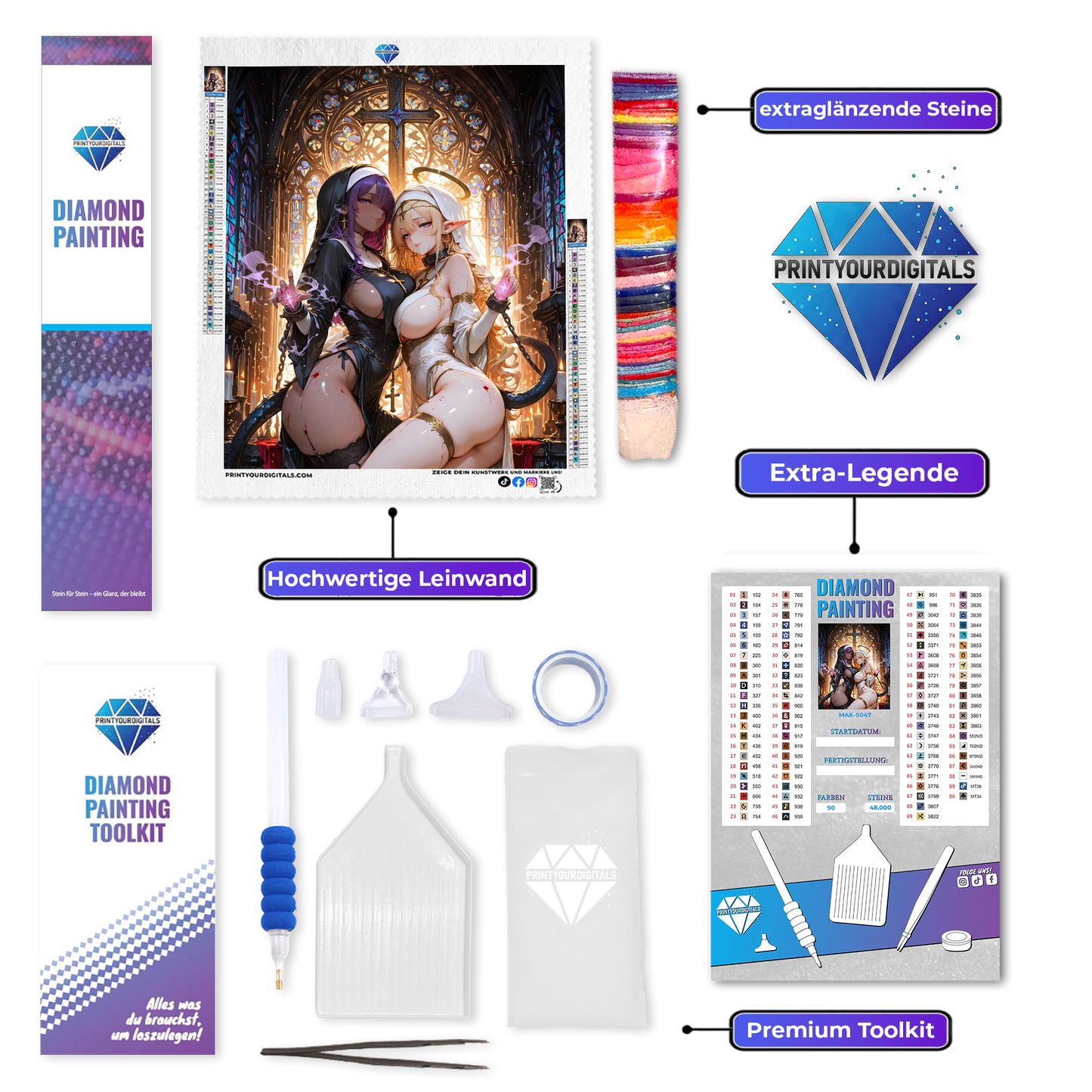 Diamond Painting – Verbotene Heiligkeit