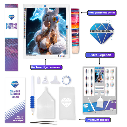 Diamond Painting – Geisterfuchs Lunara