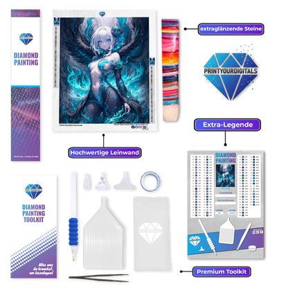 Diamond Painting – Aquaprinzessin Aria