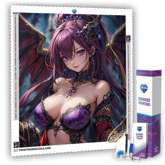 Diamond Painting – Purpurdämonin der Nacht