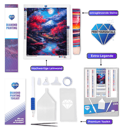 Diamond Painting – Magischer Herbsttempel