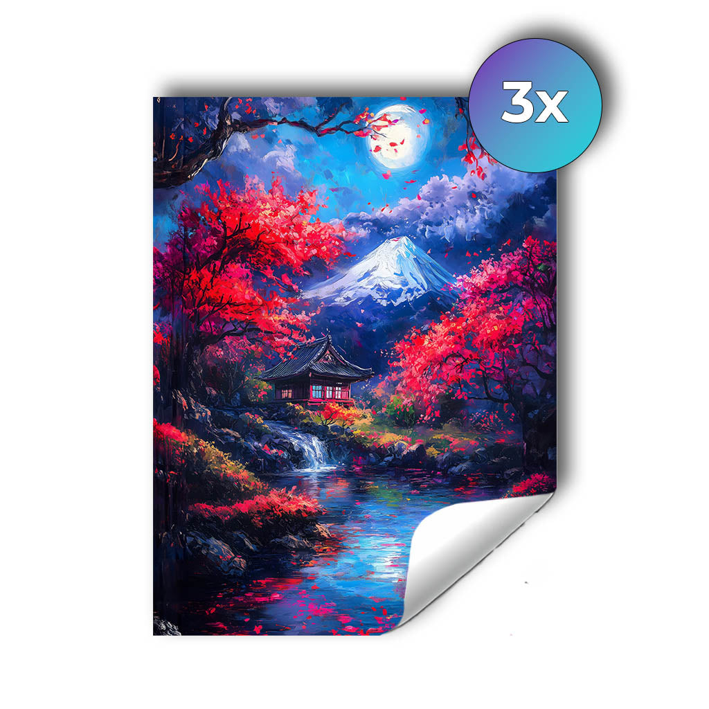 Sticker – Magische Herbsttempel