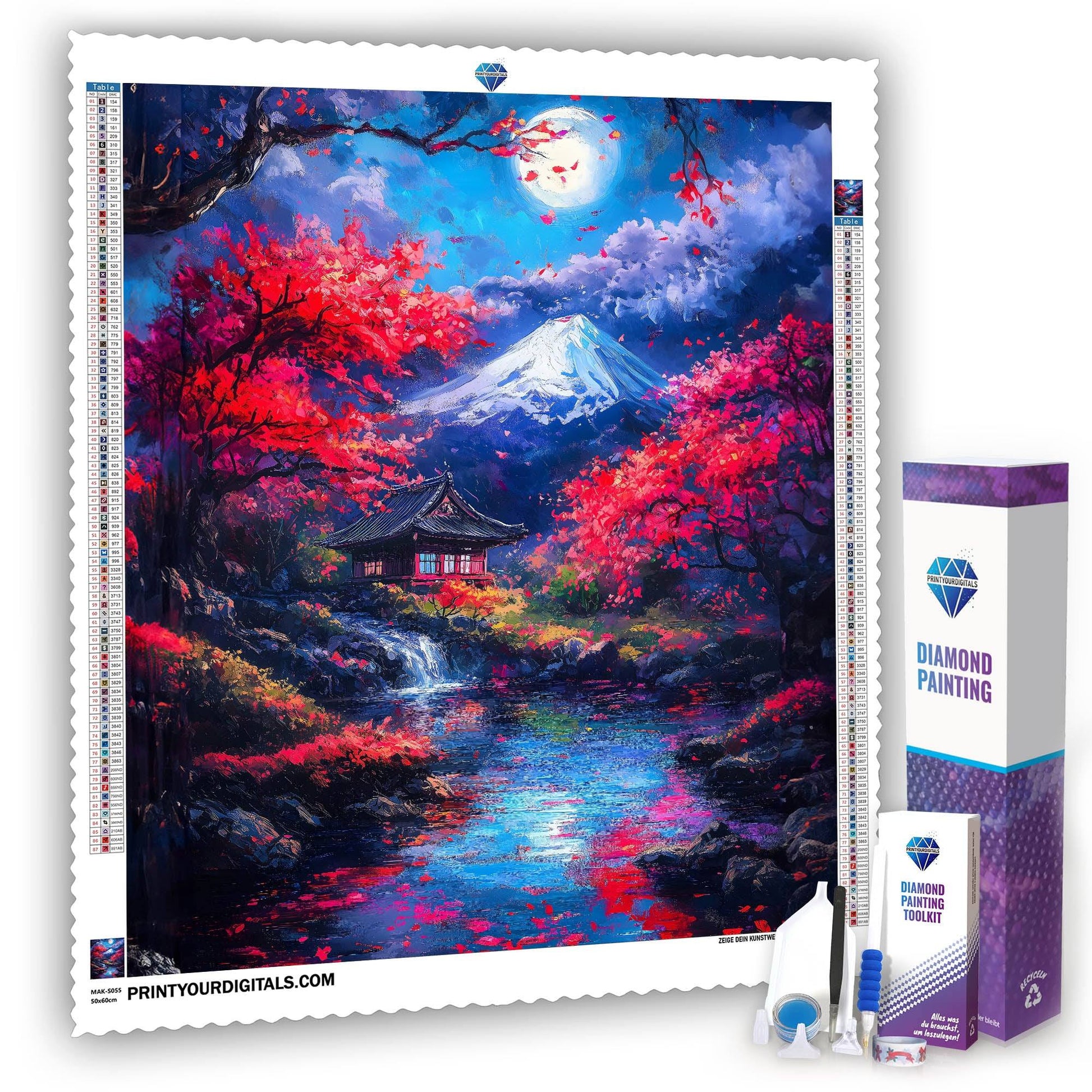 Diamond Painting – Magischer Herbsttempel