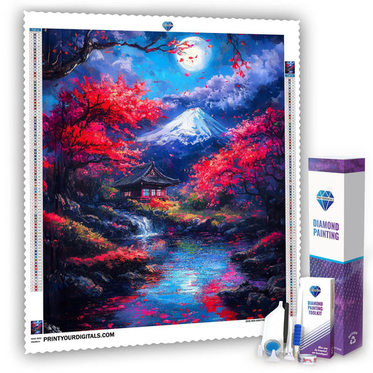 Diamond Painting – Magischer Herbsttempel