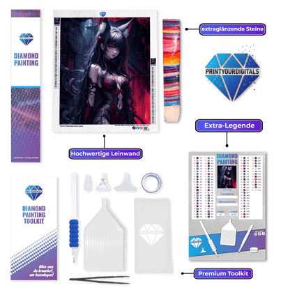 Diamond Painting – Dunkelelf Daria