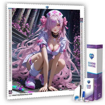 Diamond Painting – Rosenkrankenschwester