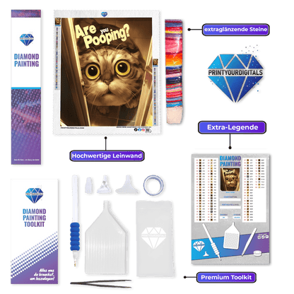 Diamond Painting – „Are You Pooping?