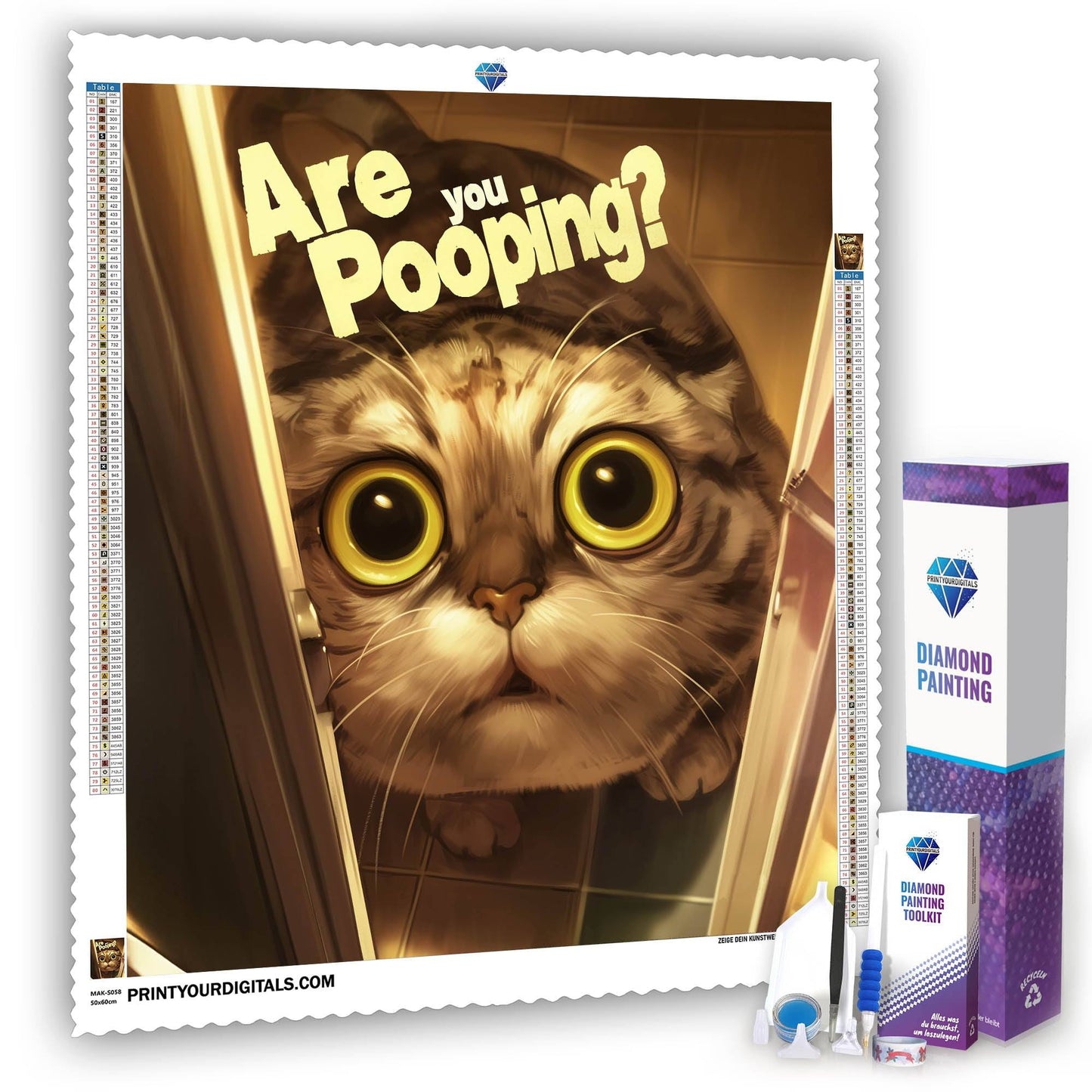 Diamond Painting – „Are You Pooping?