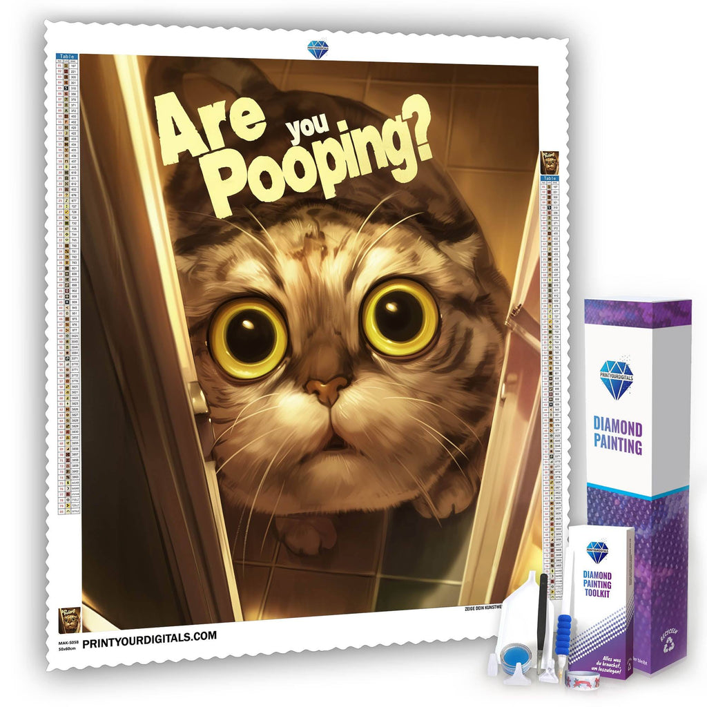 Diamond Painting – „Are You Pooping?