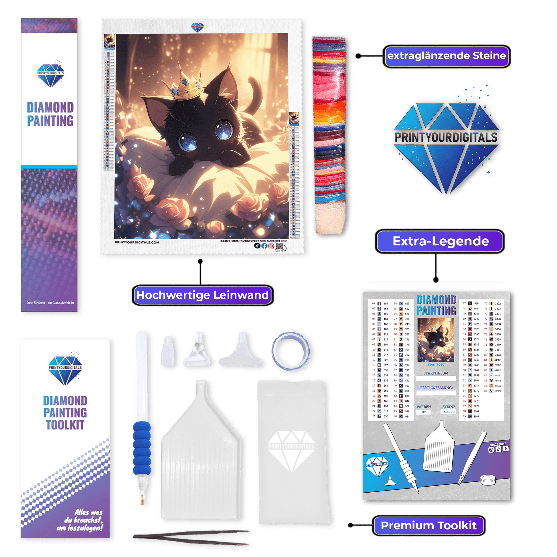 Diamond Painting – Kitty König