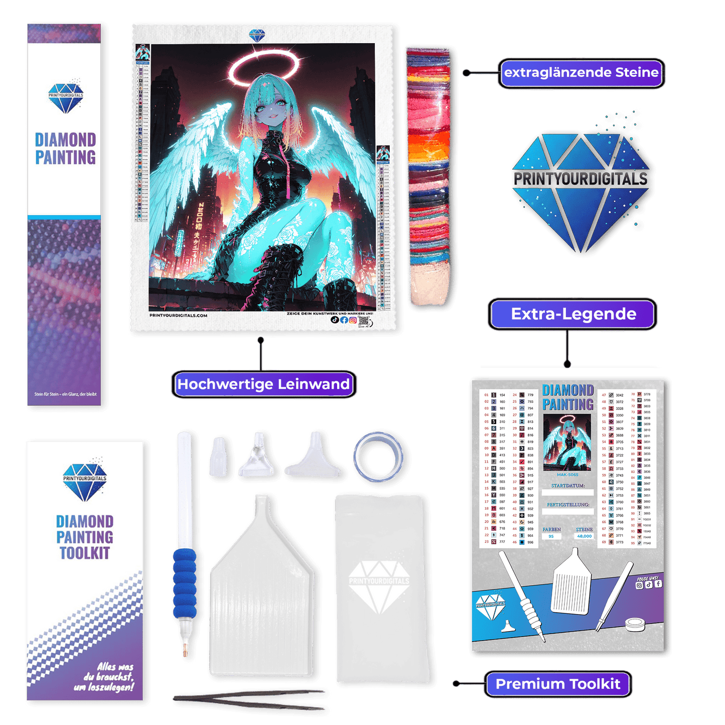 Diamond Painting – Cyber Engel