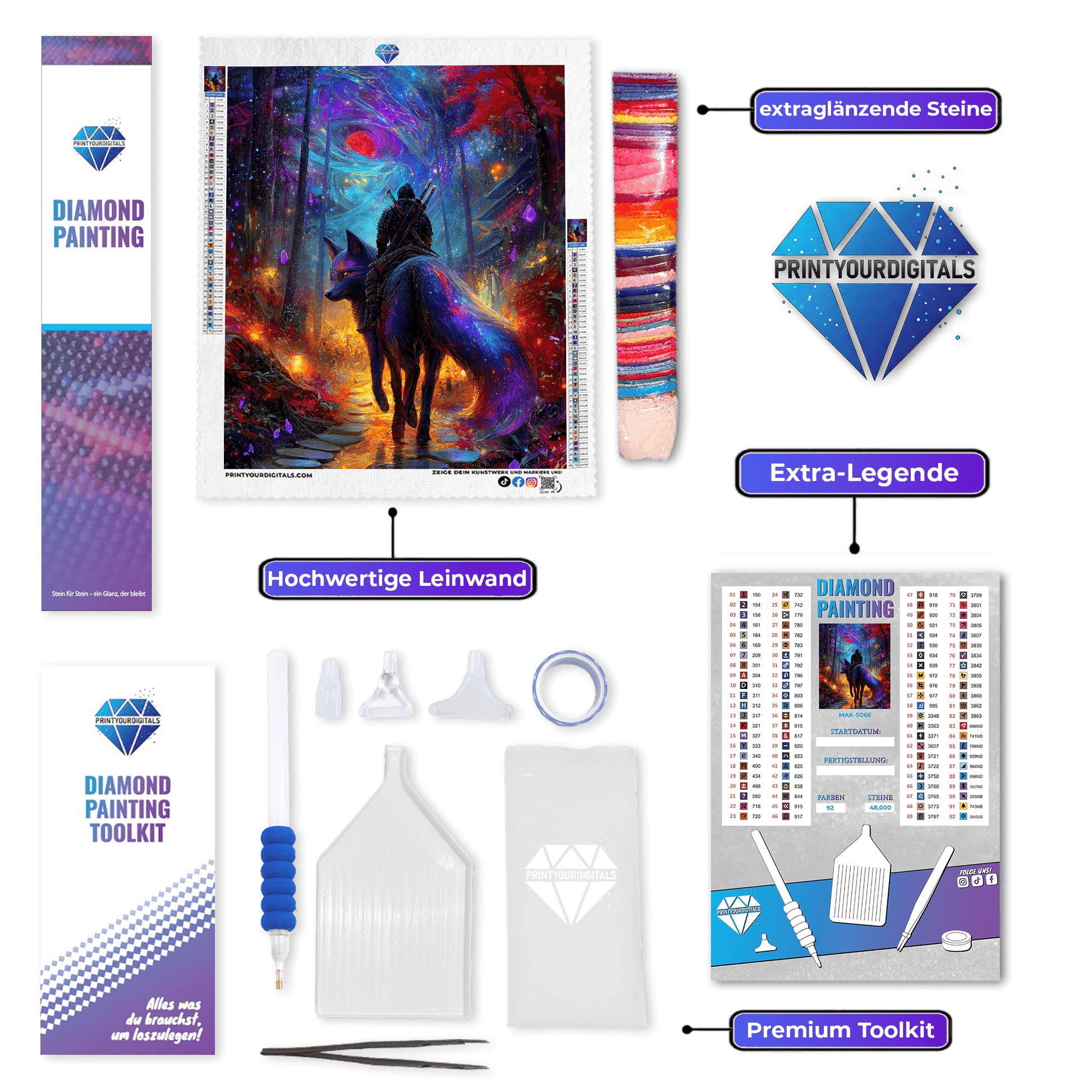 Diamond Painting – Pfad des Sternenreiters