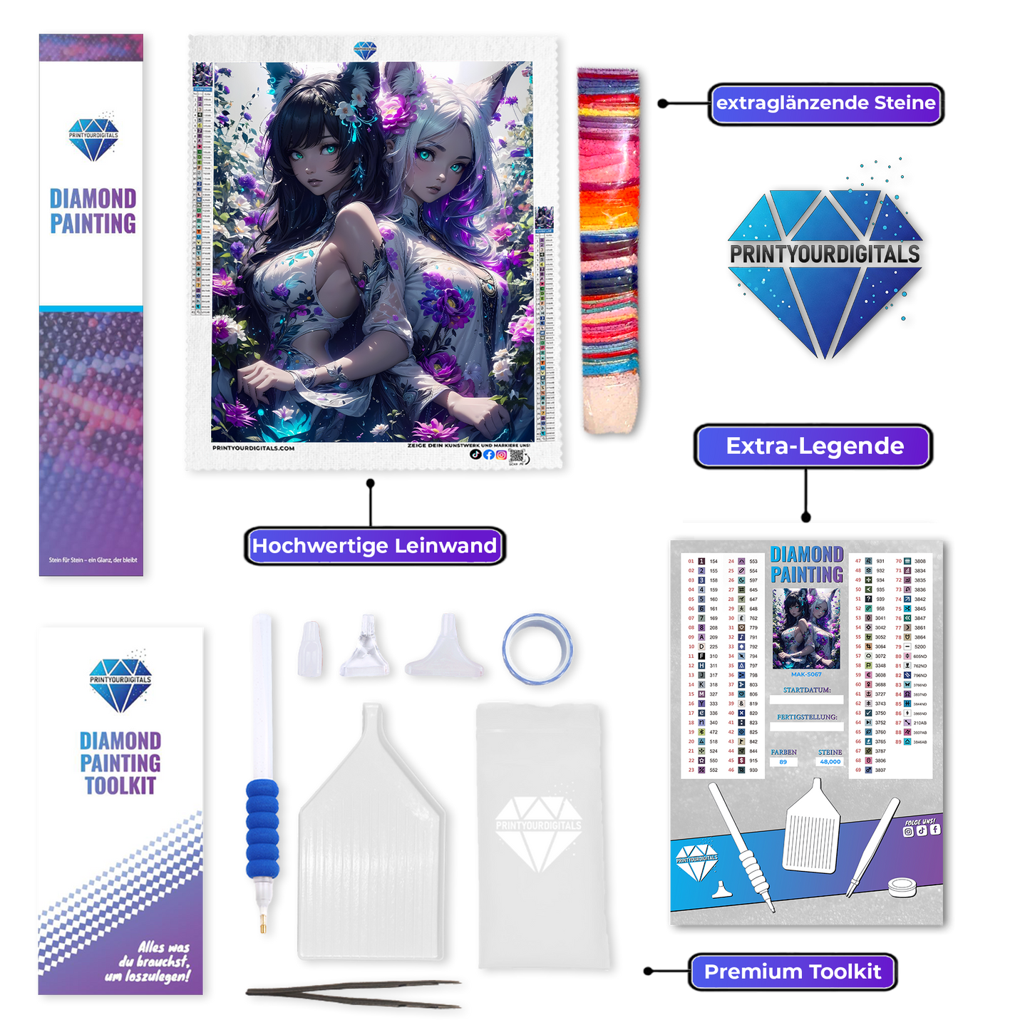 Diamond Painting – Zwillingsseelen