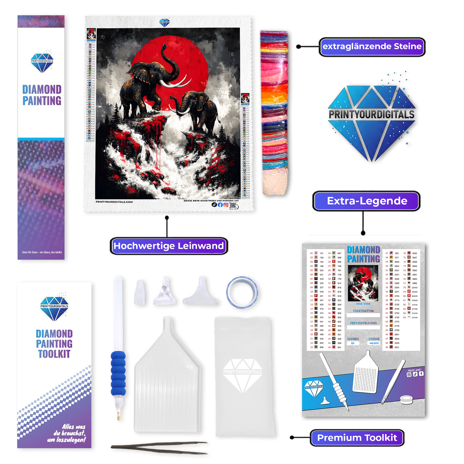 Diamond Painting – Die Wächter des Blutmondes