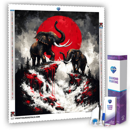 Diamond Painting – Die Wächter des Blutmondes