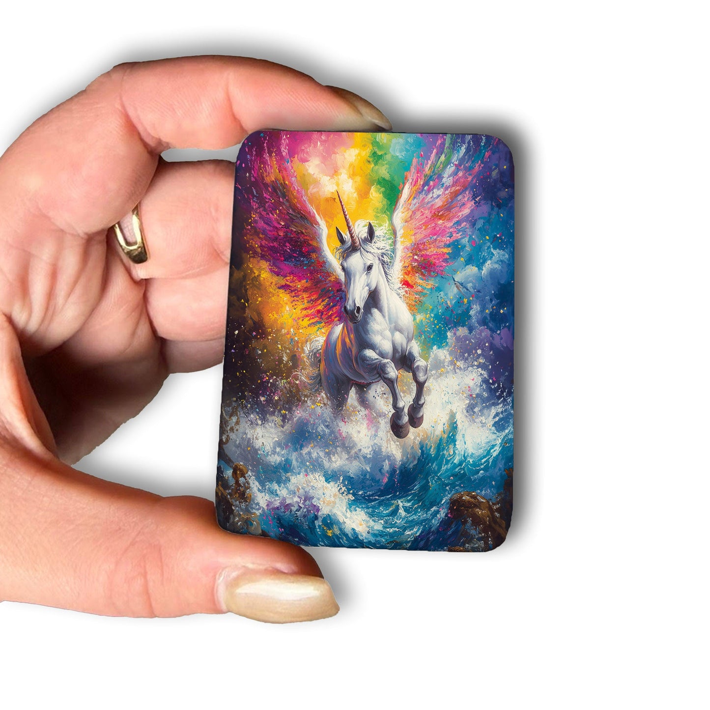 Cover Minder – Regenbogensturm des Einhorn