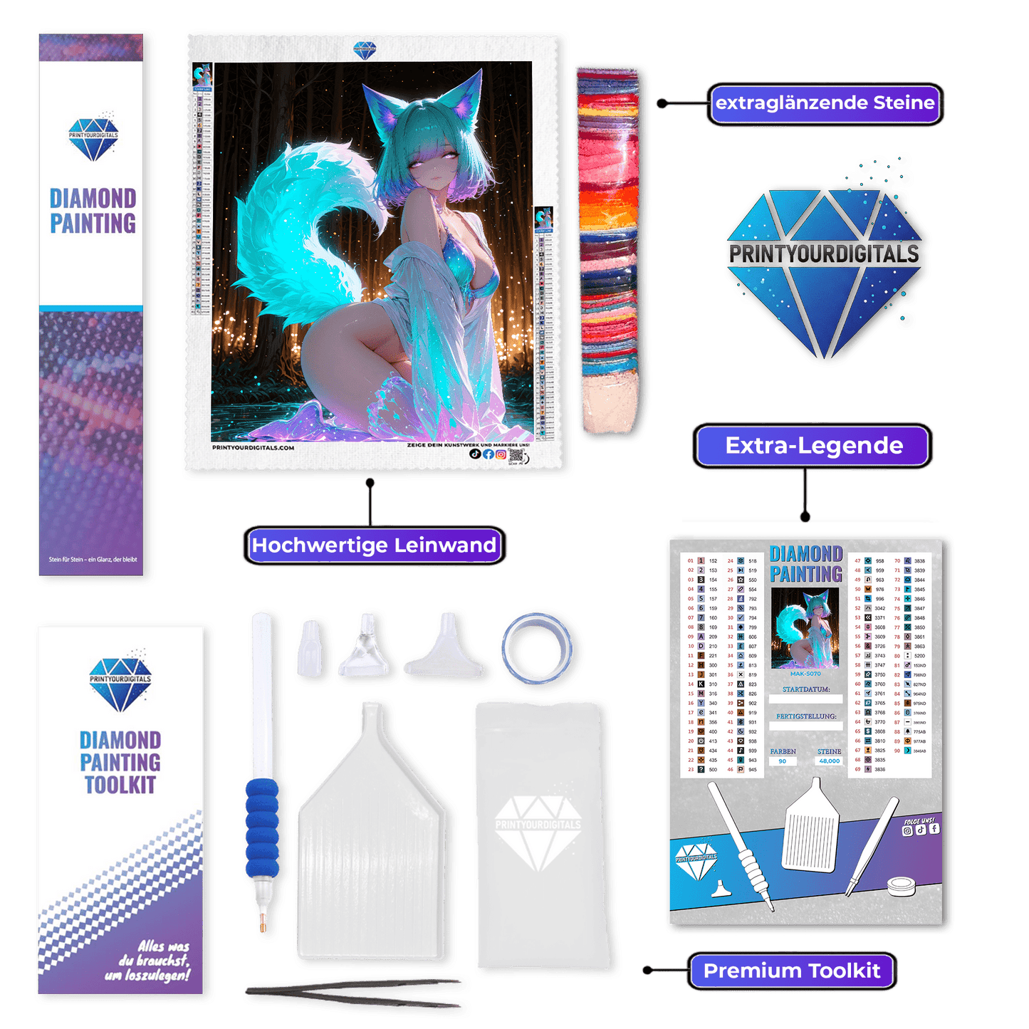 Diamond Painting – Fuchsfee Fiona