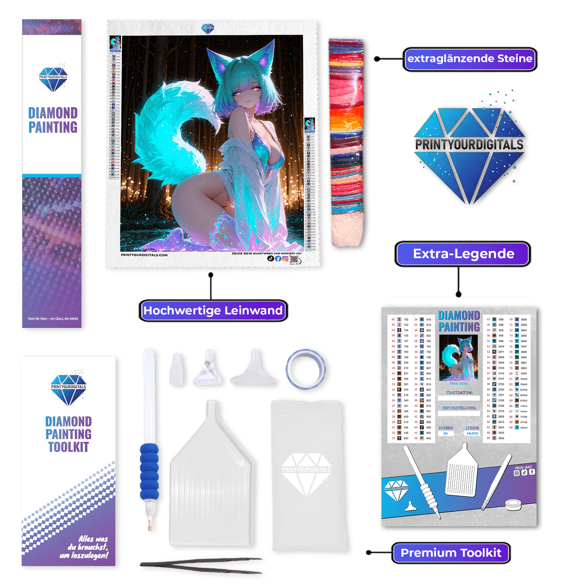 Diamond Painting – Fuchsfee Fiona