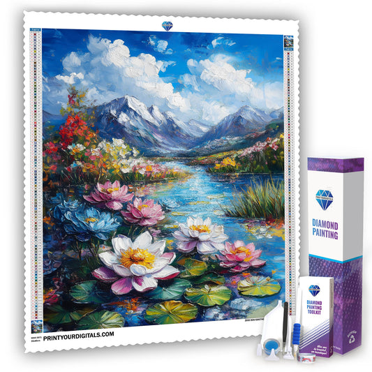 Diamond Painting – Seerosenteich