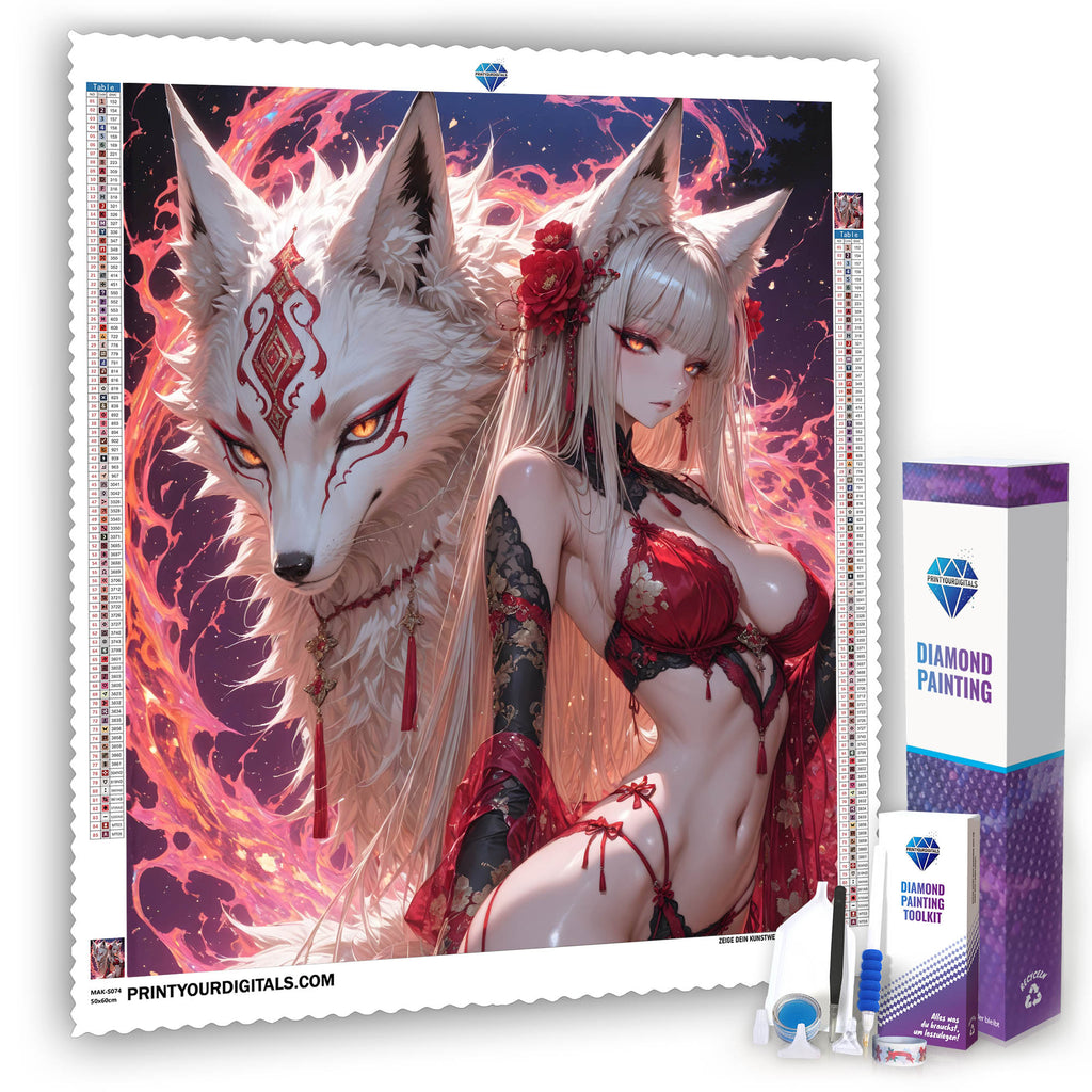 Diamond Painting – Flammenlady Flavia