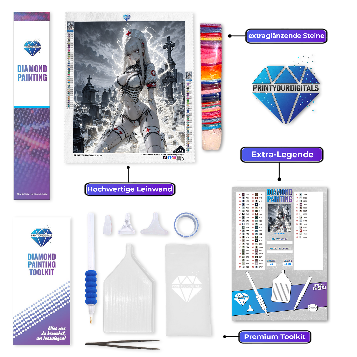 Diamond Painting – Knochenseele Karisa