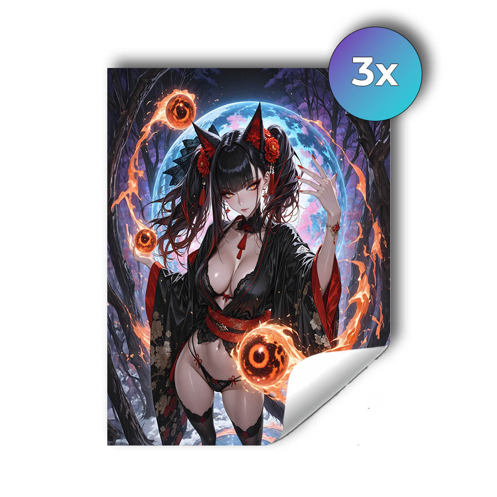 Sticker – Feuermagierin Fantasia
