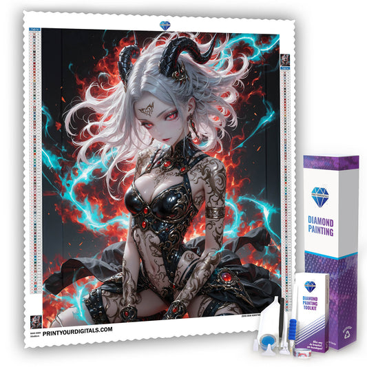 Diamond Painting – Dämonin Flammenpakt