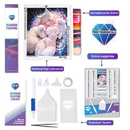 Diamond Painting – Glückspfote Lucy