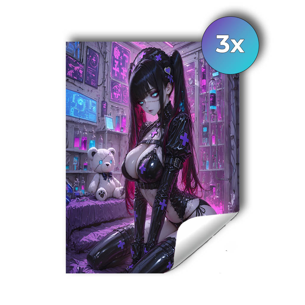 Sticker – Dunkle Krankenschwester