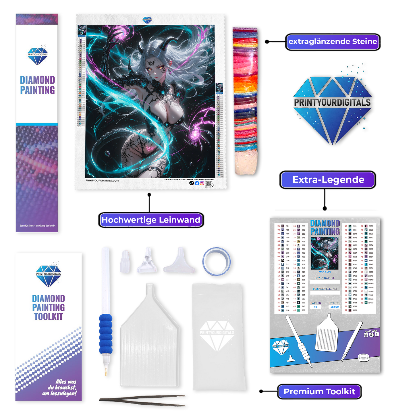 Diamond Painting – Arkane Magierin