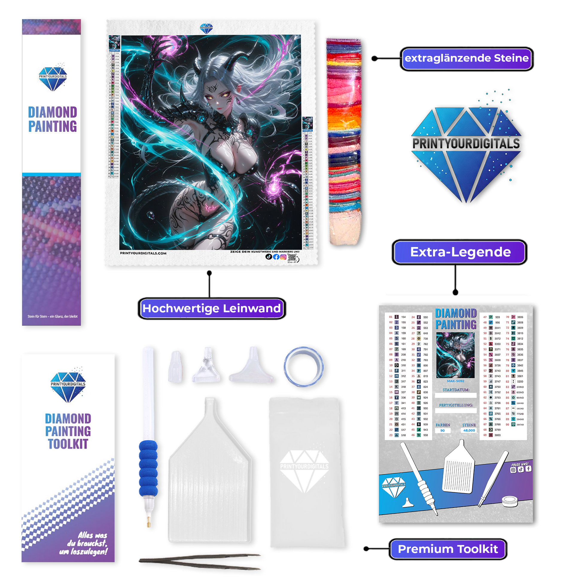 Diamond Painting – Arkane Magierin