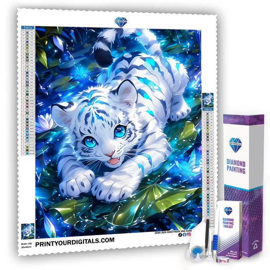 Diamond Painting - Kleiner Streifenzauber