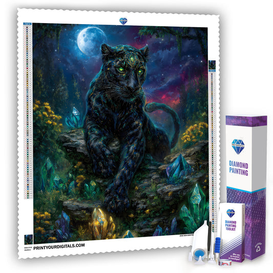 Diamond Painting – Mondpanther Luna