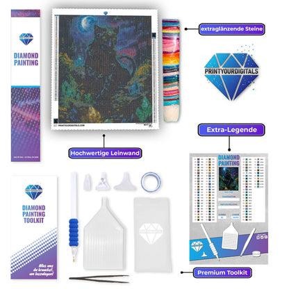 Diamond Painting – Mondpanther Luna