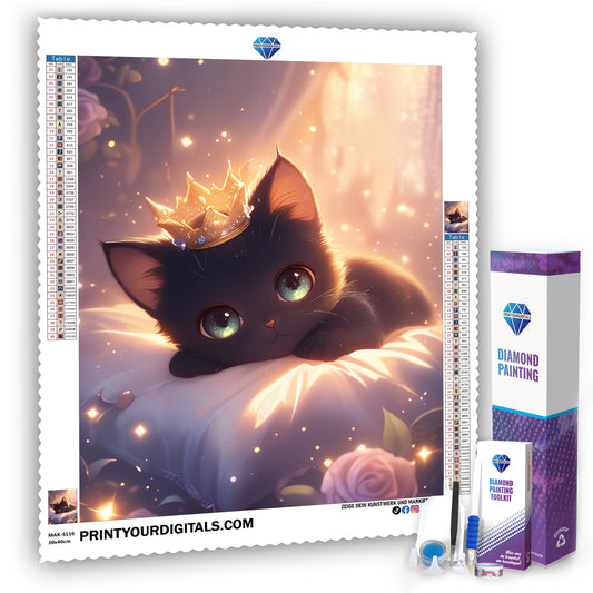 Diamond Painting - Kitten Babykönigin