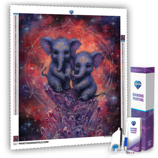 Diamond Painting – Lars und Luna Elefant