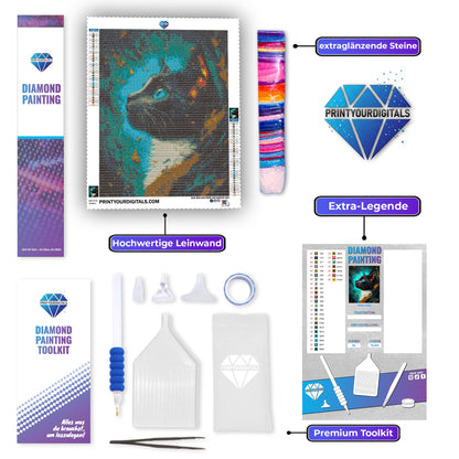Diamond Painting – Katzentraum