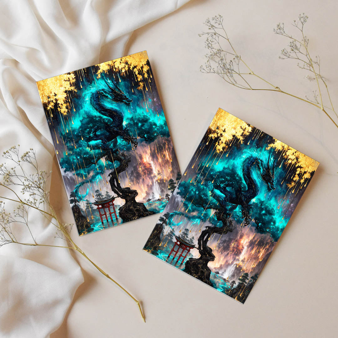 Sticker – Mystischer Drachenbaum