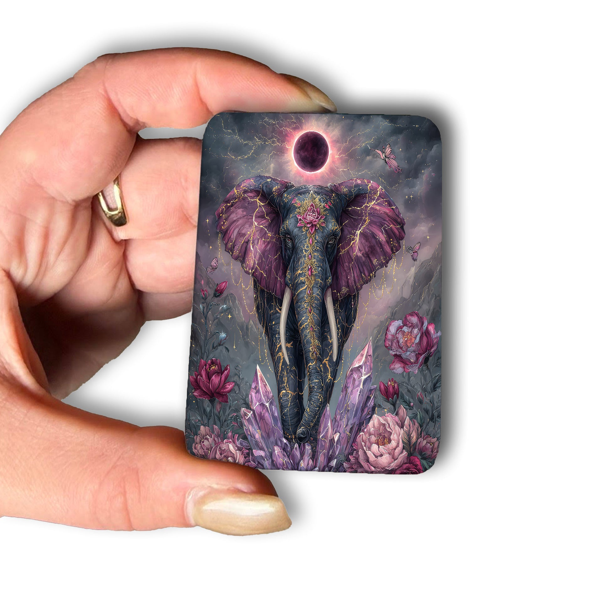 Cover Minder – Amethystelefant