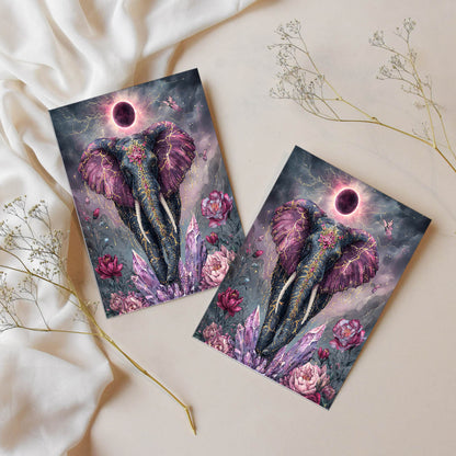 Sticker – Amethystelefant
