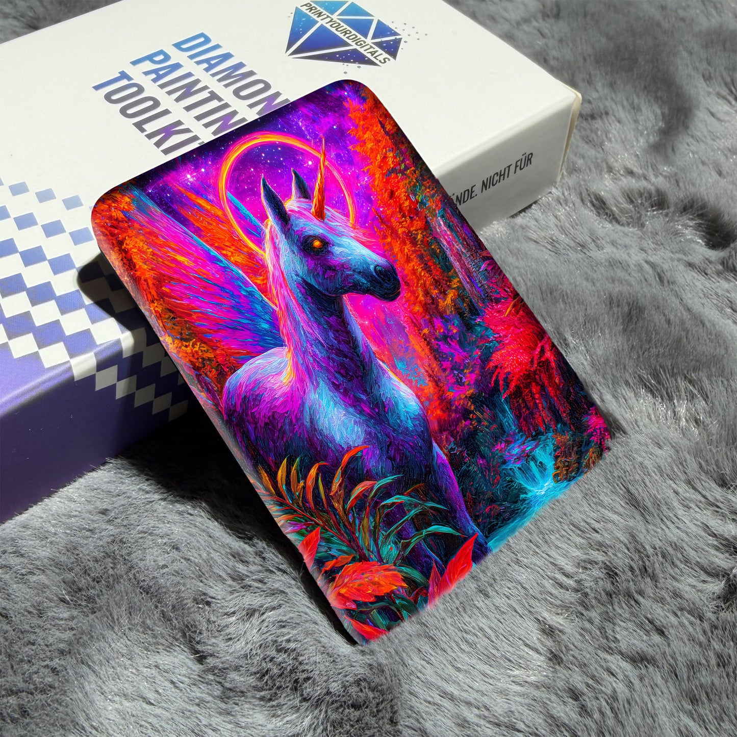 Cover Minder – Farbenrausch Einhorn