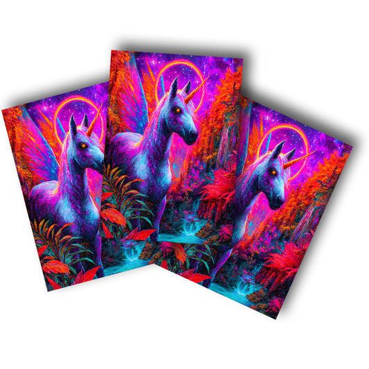 Sticker – Farbenrausch Einhorn