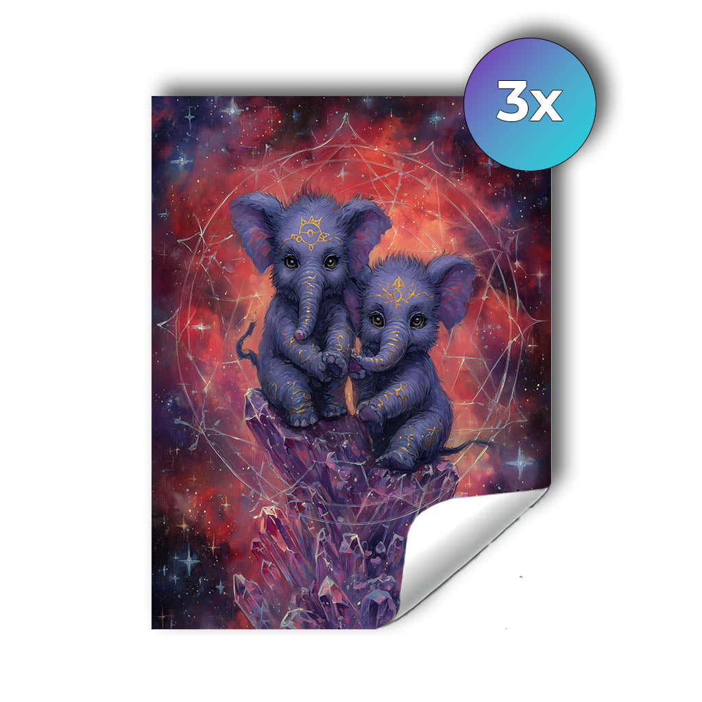 Sticker – Lars und Luna Elefant