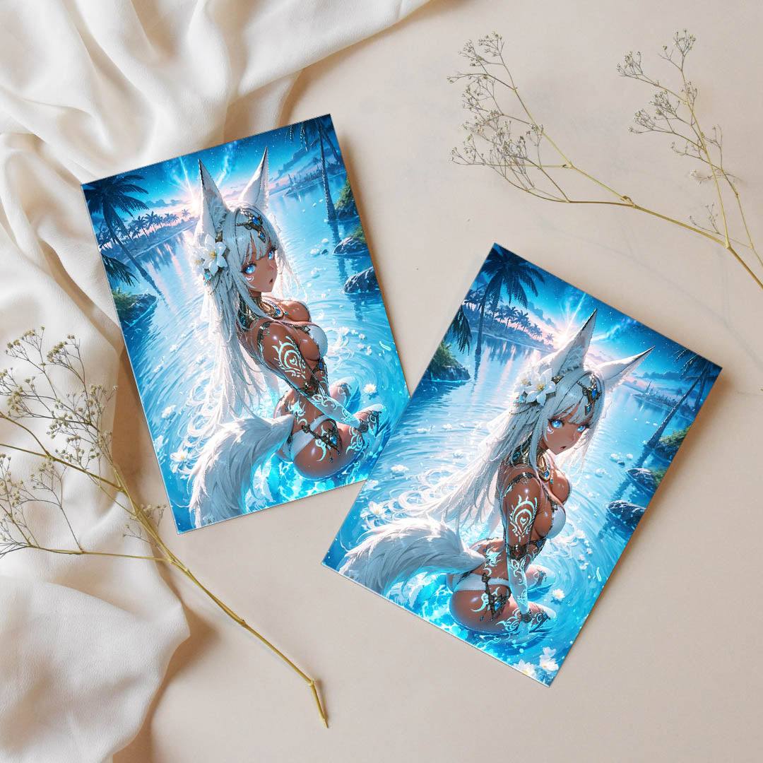 Sticker – Wassergöttin Saphira