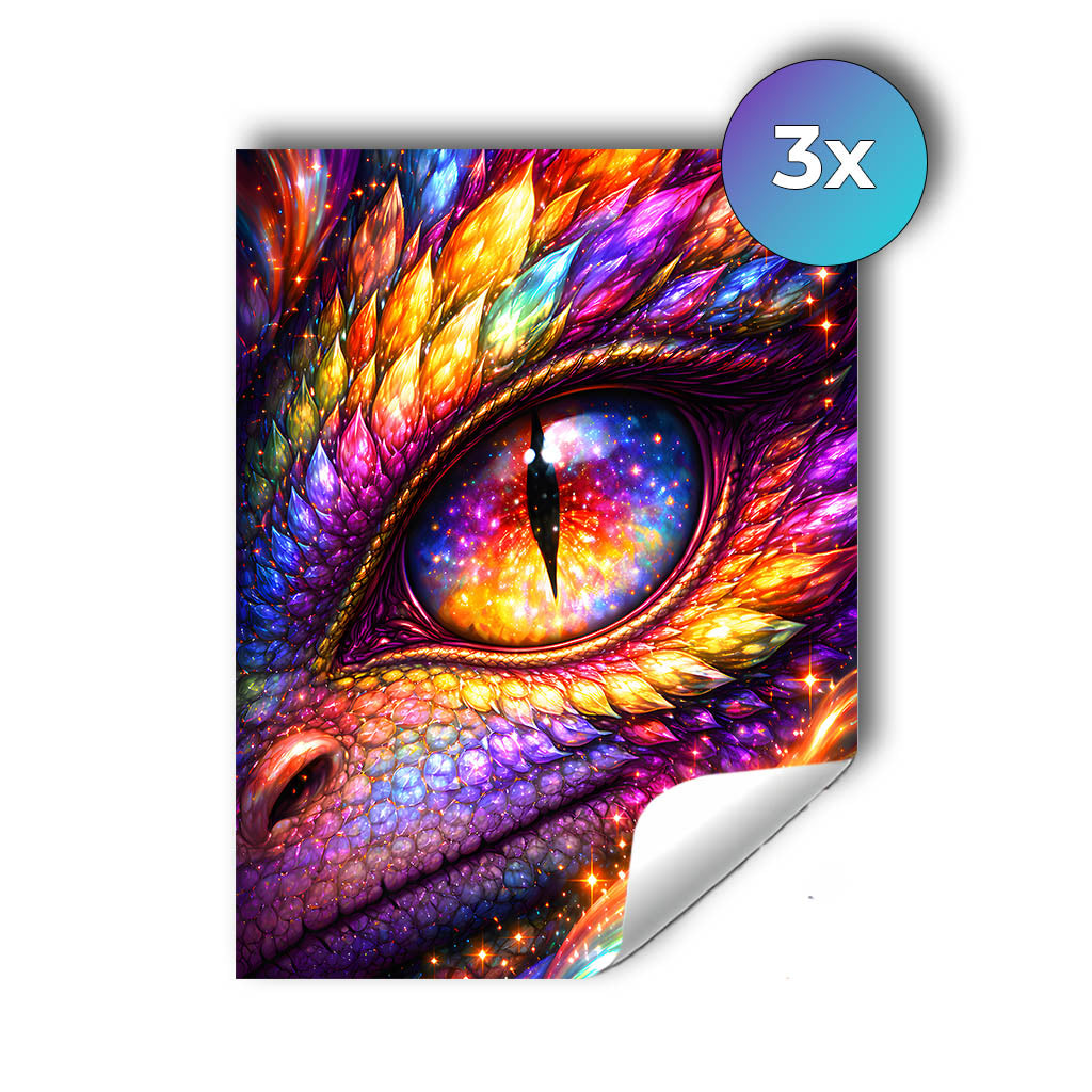 Sticker – Regenbogendrache