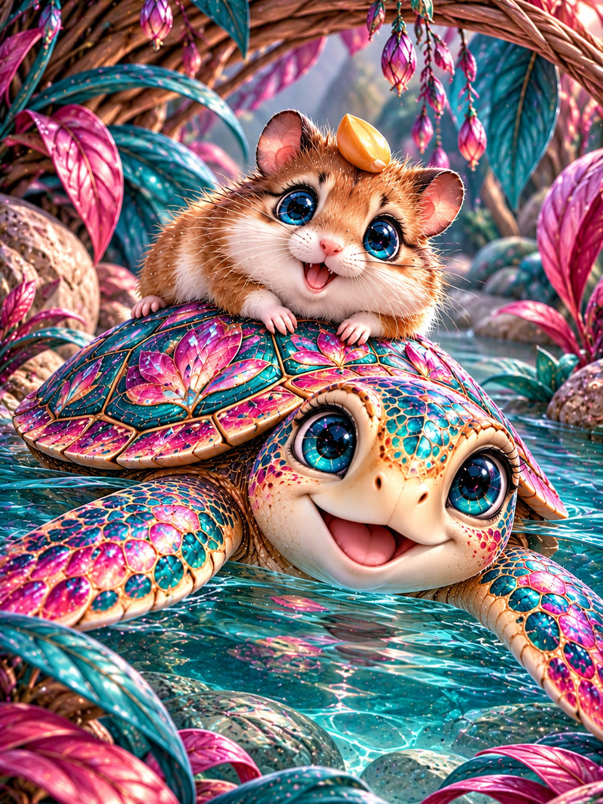 Diamond Painting - Zauberhafte Freundschaft