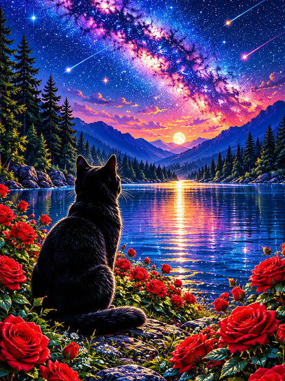 Diamond Painting - Mitternachtszauber